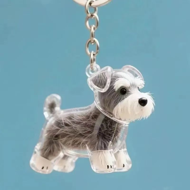 Dog hair memorial Keychain